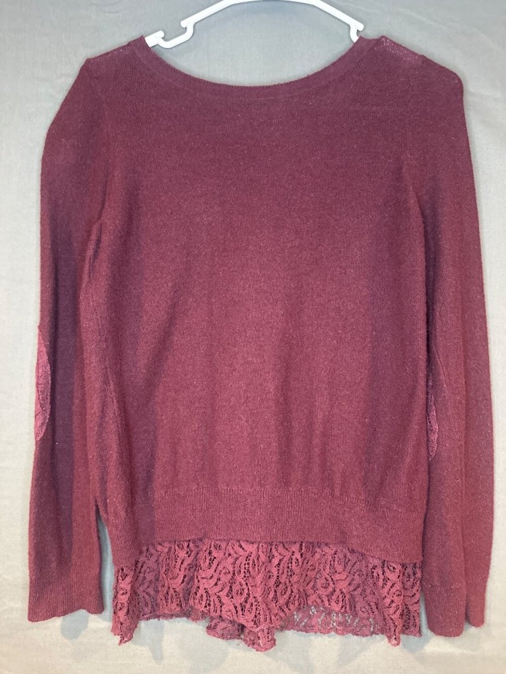 Angel of the North Cardigan M Cashmere Blend Lace Cottagecore Boho Romantic
